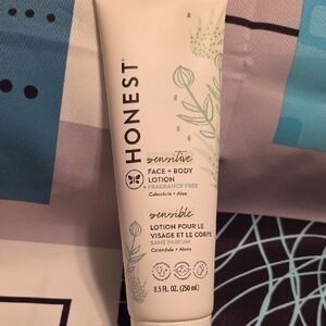 The Honest Company, Sensitive Face + Body Lotion - Fragrance-Free, New